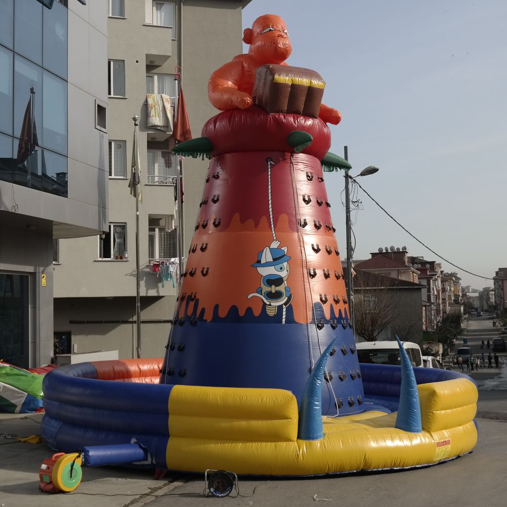 Şişme Tırmanma Parkı Dev King Kong Tırmanma 1 - Şişme Tırmanma Parkı